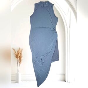 Charlotte Russe Bodycon Sheath Dress – Asymmetrical Hem – Size S